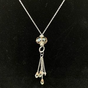 Sterling & Crystal necklace